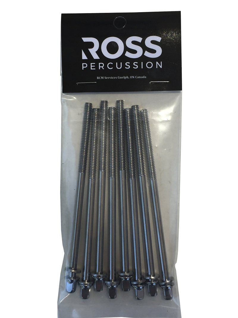ROSS Drumheads عصي توتر ROSS 7/32 * 110 مم لطبلة الباس - عبوة 8 - Image 2